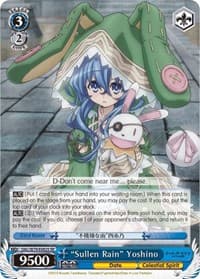 "Sullen Rain" Yoshino (SR) - Date A Live - Weiss Schwarz card
