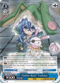 "Sullen Rain" Yoshino - Date A Live - Weiss Schwarz card