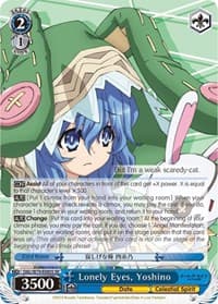 Lonely Eyes, Yoshino (SR) - Date A Live - Weiss Schwarz card