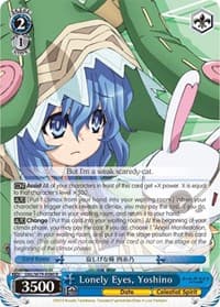 Lonely Eyes, Yoshino - Date A Live - Weiss Schwarz card