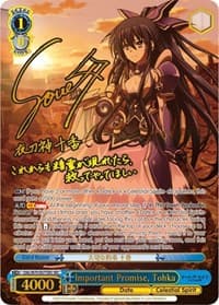 Important Promise, Tohka (SEC) - Date A Live - Weiss Schwarz card