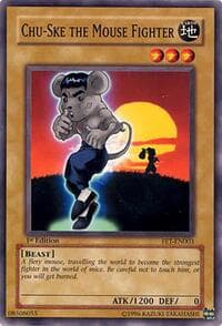 Chu-Ske The Mouse Fighter - Flaming Eternity - YuGiOh card
