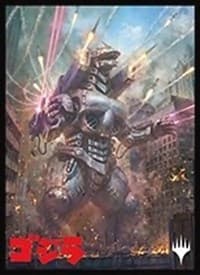 Magic: The Gathering Player's Card Sleeve - Ikoria: Lair of Behemoths - Mechagodzilla, the Weapon (80-Pack) - Ensky Card Sleeves - Card Sleeves card