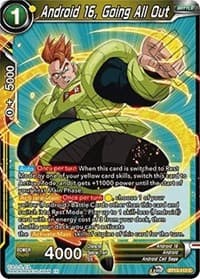 Android 16, Going All Out - Supreme Rivalry - Dragon Ball Super: Masters card