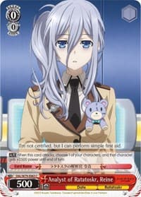 Analyst of Ratatoskr, Reine - Date A Live - Weiss Schwarz card