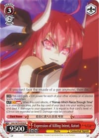 Expression of Killing Intent, Kotori - Date A Live - Weiss Schwarz card