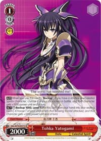 Tohka Yatogami (SR) - Date A Live - Weiss Schwarz card