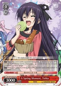 A Spring Moment, Tohka (SR) - Date A Live - Weiss Schwarz card