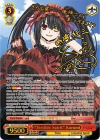 "Terrible Spirit" Kurumi (SEC) - Date A Live - Weiss Schwarz card