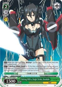 Halving With a Single Stroke, Kusakabe - Date A Live - Weiss Schwarz card