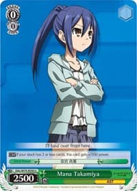 Mana Takamiya - Date A Live - Weiss Schwarz card