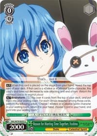 Reason for Wanting Time Together, Yoshino - Date A Live - Weiss Schwarz card