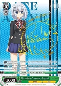Mysterious Classmate, Origami (SP) - Date A Live - Weiss Schwarz card