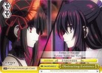 Obstructing Existence - Date A Live - Weiss Schwarz card