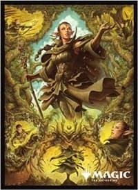 Magic: The Gathering Player's Card Sleeve - Zendikar Rising - Nissa of Shadowed Boughs (80-Pack) - Ensky Card Sleeves - Card Sleeves card
