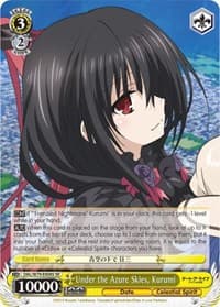 Under the Azure Skies, Kurumi (SR) - Date A Live - Weiss Schwarz card