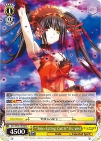 "Time-Eating Castle" Kurumi (SR) - Date A Live - Weiss Schwarz card