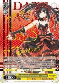 "Frenzied Nightmare" Kurumi (SP) - Date A Live - Weiss Schwarz card