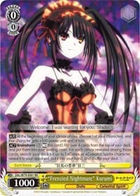"Frenzied Nightmare" Kurumi - Date A Live - Weiss Schwarz card