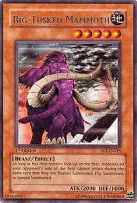 Big-Tusked Mammoth - Flaming Eternity - YuGiOh card