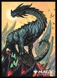 Magic: The Gathering Player's Card Sleeve - Ikoria: Lair of Behemoths - Cloudpiercer (80-Pack) - Ensky Card Sleeves - Card Sleeves card