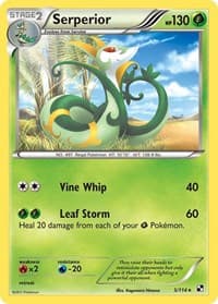 Serperior - 5/114 (Green Tornado Theme Deck Exclusive) - Deck Exclusives - Pokemon card