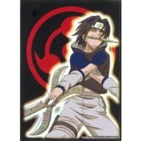 Naruto CCG US Exclusive Card Sleeves - Sasuke Uchiha Sharingan Eye (Red/Black) - Standard (50-Pack) - Max Protection Card Sleeves - Card Sleeves card