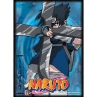 Naruto CCG US Exclusive Card Sleeves - Sasuke Uchiha Giant Shuriken (Blue) - Standard (40-Pack) - Max Protection Card Sleeves - Card Sleeves card