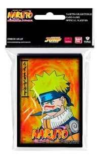 Naruto CCG US Exclusive Card Sleeves - Naruto Uzumaki with Kunai (Orange) - Standard (50-Pack) - Max Protection Card Sleeves - Card Sleeves card