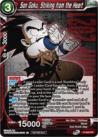 Son Goku, Striking from the Heart (Championship Pack 2021 Vol.1) - Promotion Cards - Dragon Ball Super: Masters card