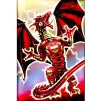 Robo Dragon Fury - RED Holo-Image Card Sleeves - Standard (50-Pack) - Max Protection Card Sleeves - Card Sleeves card