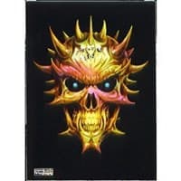 Black Neo Horned Skull Max Gloss Card Sleeves - Standard (50-Pack) - Max Protection Card Sleeves - Card Sleeves card