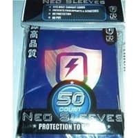 Blue Lightning Shield Max Gloss Holo Card Sleeves - Standard (50-Pack) - Max Protection Card Sleeves - Card Sleeves card