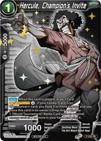 Hercule, Champion's Invite (Championship Pack 2021 Vol.1) (Winner Gold Stamped) - Promotion Cards - Dragon Ball Super: Masters card