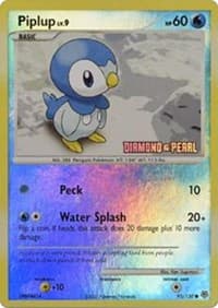 Piplup - 93/130 [Diamond and Pearl] - Burger King Promos - Pokemon card