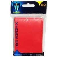 Red Max X-TREME Double Matte Card Sleeves - Standard (50-Pack) - Max Protection Card Sleeves - Card Sleeves card