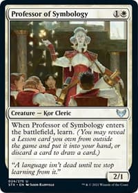 Professor of Symbology - Strixhaven: School of Mages - Magic: The Gathering card