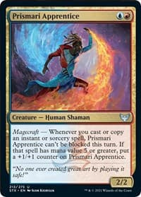Prismari Apprentice - Strixhaven: School of Mages - Magic: The Gathering card