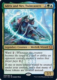 Adrix and Nev, Twincasters - Commander 2021 - Magic: The Gathering card