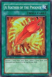 A Feather of the Phoenix - Flaming Eternity - YuGiOh card