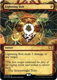 Lightning Bolt (Foil Etched) - Strixhaven: Mystical Archive - Magic: The Gathering card