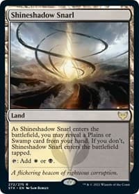 Shineshadow Snarl - Strixhaven: School of Mages - Magic: The Gathering card