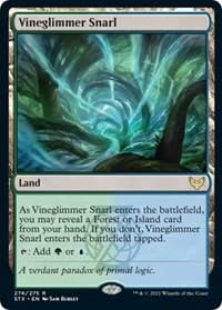 Vineglimmer Snarl - Strixhaven: School of Mages - Magic: The Gathering card
