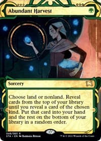 Abundant Harvest - Strixhaven: Mystical Archive - Magic: The Gathering card