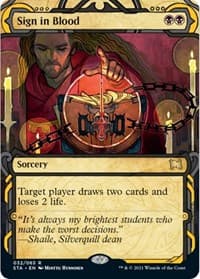 Sign in Blood - Strixhaven: Mystical Archive - Magic: The Gathering card