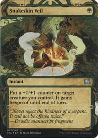 Snakeskin Veil (Foil Etched) - Strixhaven: Mystical Archive - Magic: The Gathering card