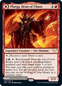 Plargg, Dean of Chaos - Strixhaven: School of Mages - Magic: The Gathering card
