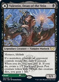 Valentin, Dean of the Vein - Strixhaven: School of Mages - Magic: The Gathering card