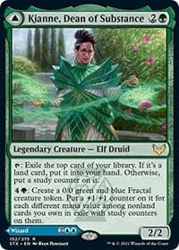 Kianne, Dean of Substance - Strixhaven: School of Mages - Magic: The Gathering card