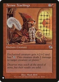 Arcane Teachings - The List Reprints - Magic: The Gathering card